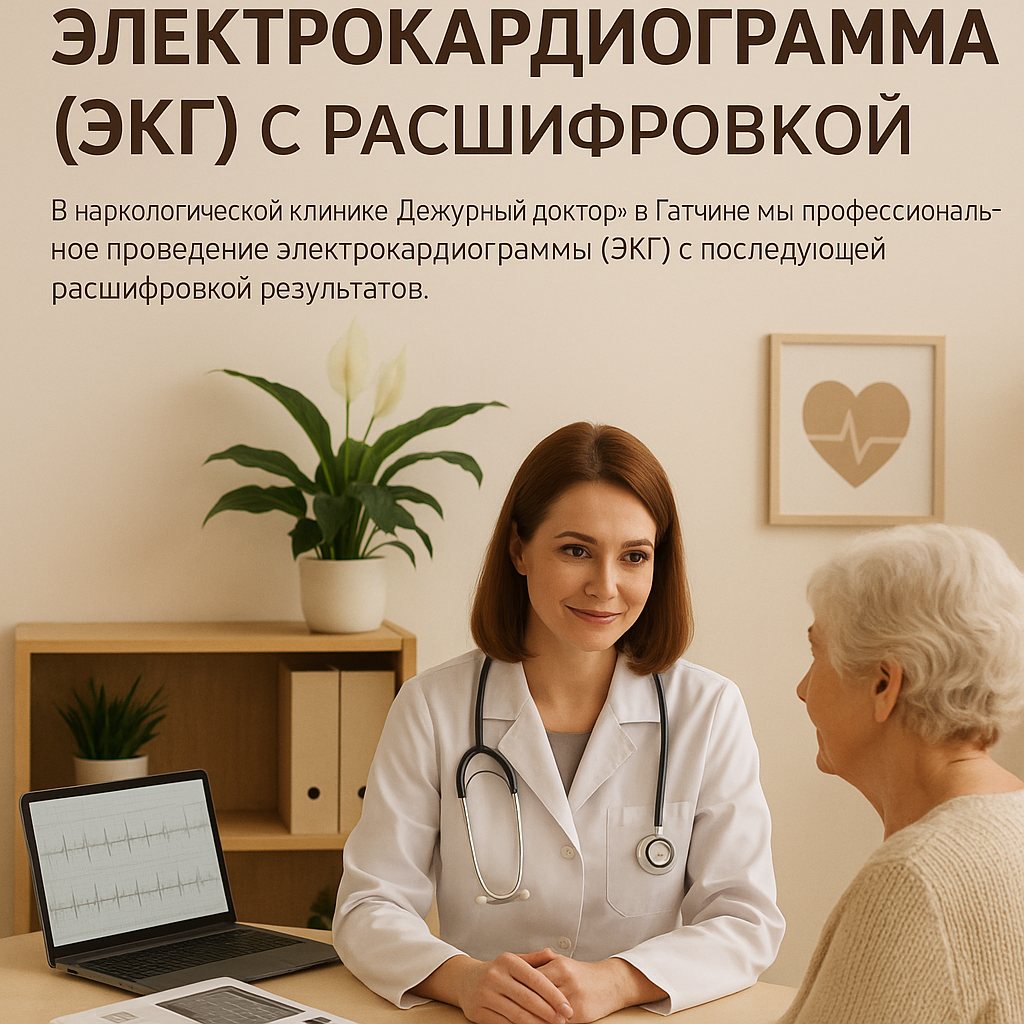 Электрокардиограмма (ЭКГ) с расшифровкой